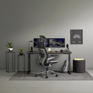 Mit Kopfstütze / 3D Knit Schwarz 01+Era Onyx CSE14