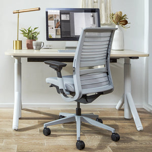 Ohne Kopfstütze / 3D Microknit Möwengrau 5T31/ Era Blauer Nickel CSE39