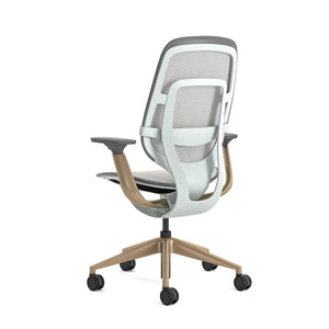 Ohne Kopfstütze / Intermix Opaque Möwengrau KR14+Matte Brass 4B22