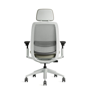 Mit Kopfstütze / 3D Microknit Möwengrau 5T31/Era Trüffel CSE02