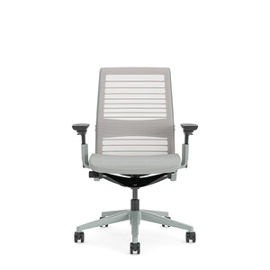 Ohne Kopfstütze / 3D Microknit Möwengrau 5T31/Atlantic Nickel AT17