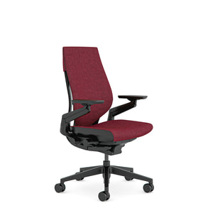 Rückenlehne mit Stofftop / Step Melange Karminrot ST205