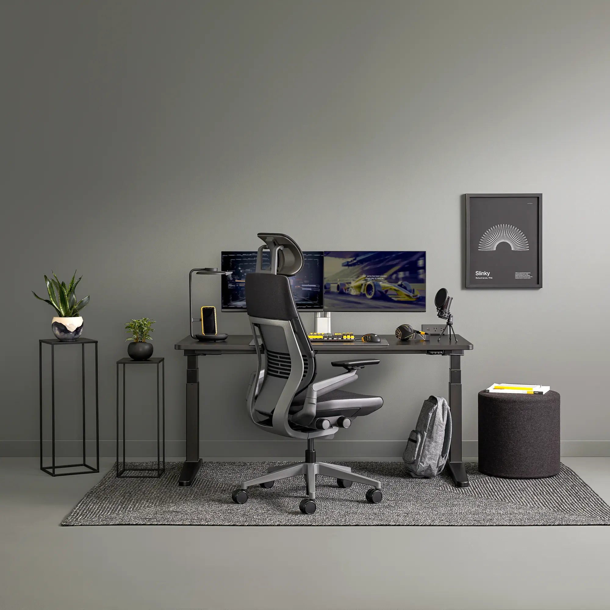 Mit Kopfstütze / 3D Knit Schwarz 01+Era Onyx CSE14