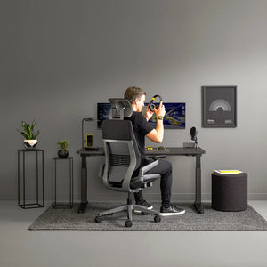 Mit Kopfstütze / 3D Knit Schwarz 01+Era Onyx CSE14