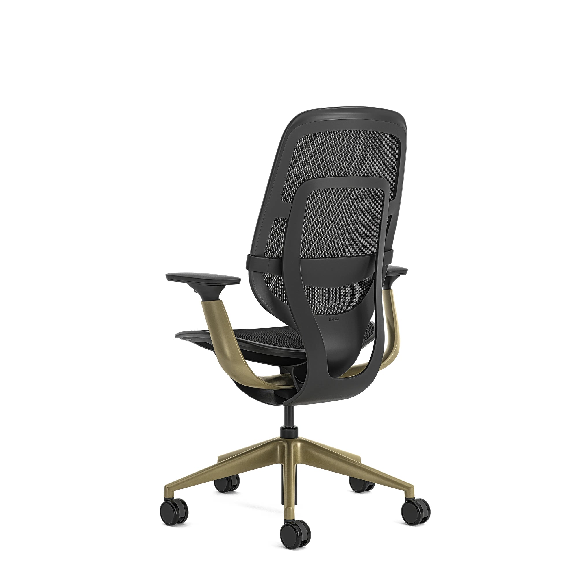 Ohne Kopfstütze / Intermix Schwarz KR08+Matte Brass 4B22