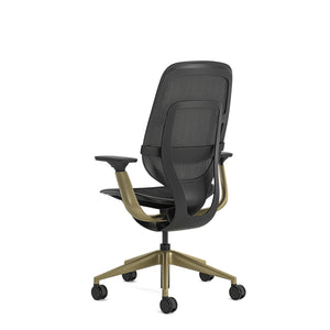 Ohne Kopfstütze / Intermix Schwarz KR08+Matte Brass 4B22