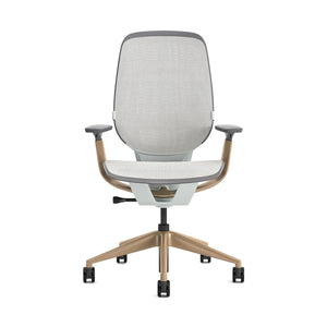 Ohne Kopfstütze / Intermix Opaque Möwengrau KR14+Matte Brass 4B22