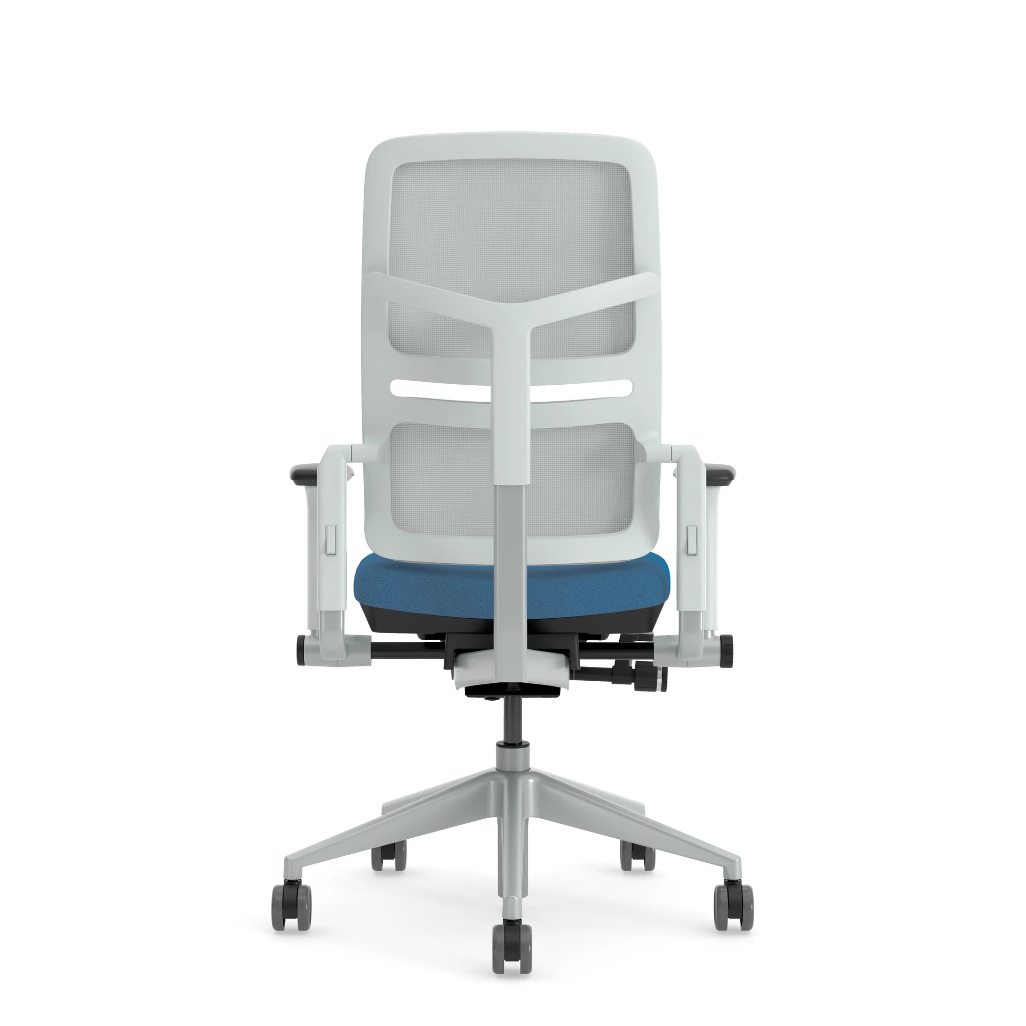 Ohne Kopfstütze / Grid Möwengrau KR05/Era Kobalt CSE42