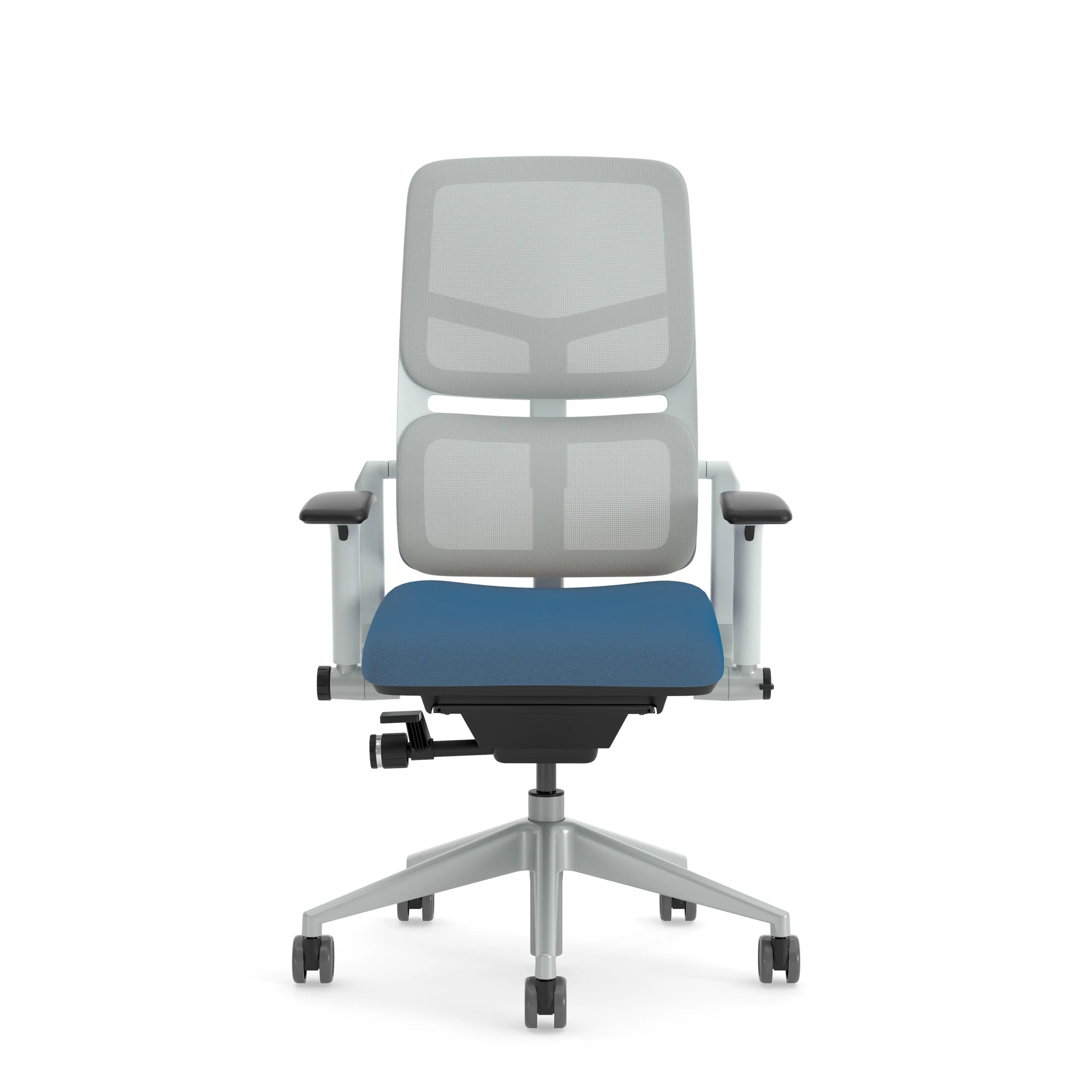 Ohne Kopfstütze / Grid Möwengrau KR05/Era Kobalt CSE42