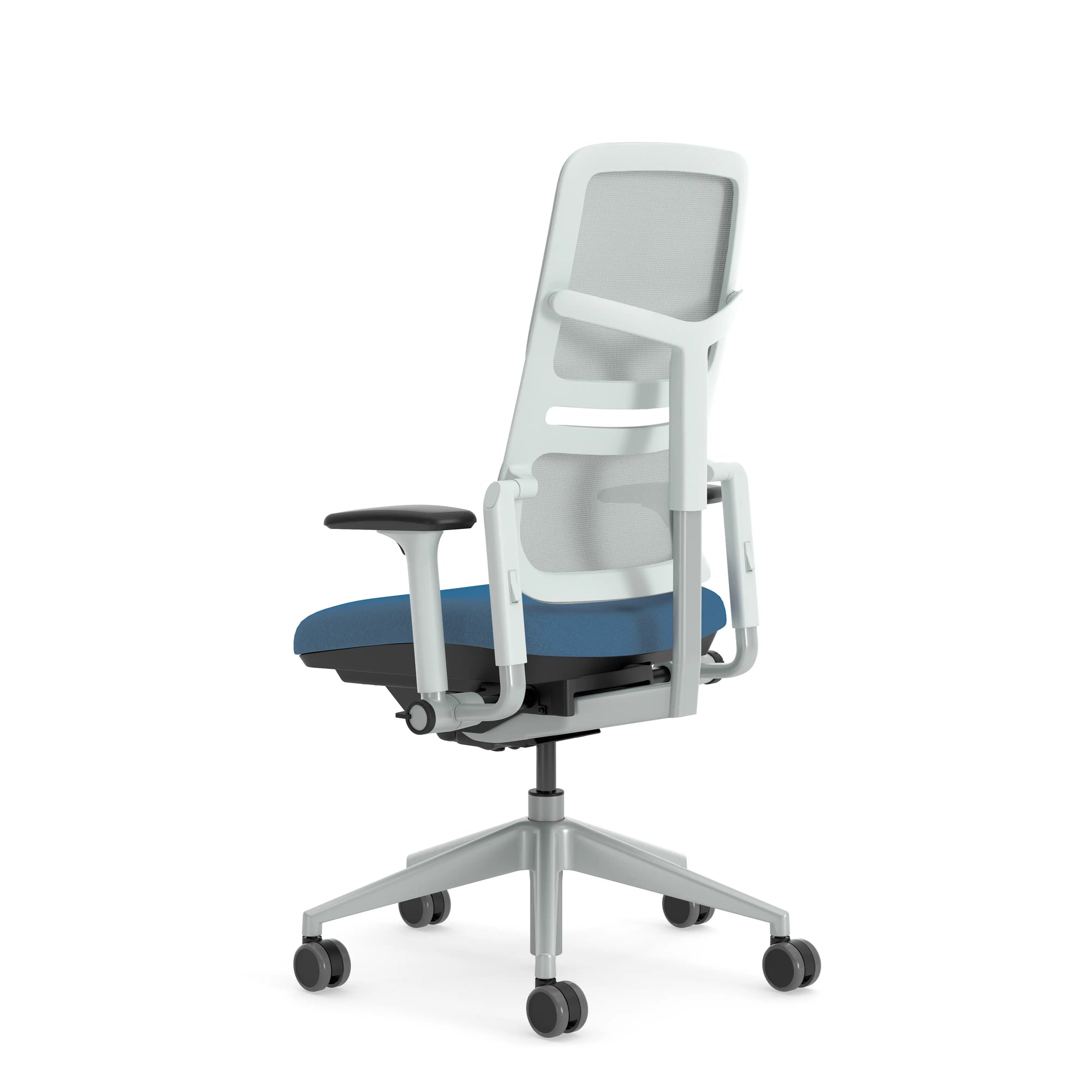 Ohne Kopfstütze / Grid Möwengrau KR05/Era Kobalt CSE42