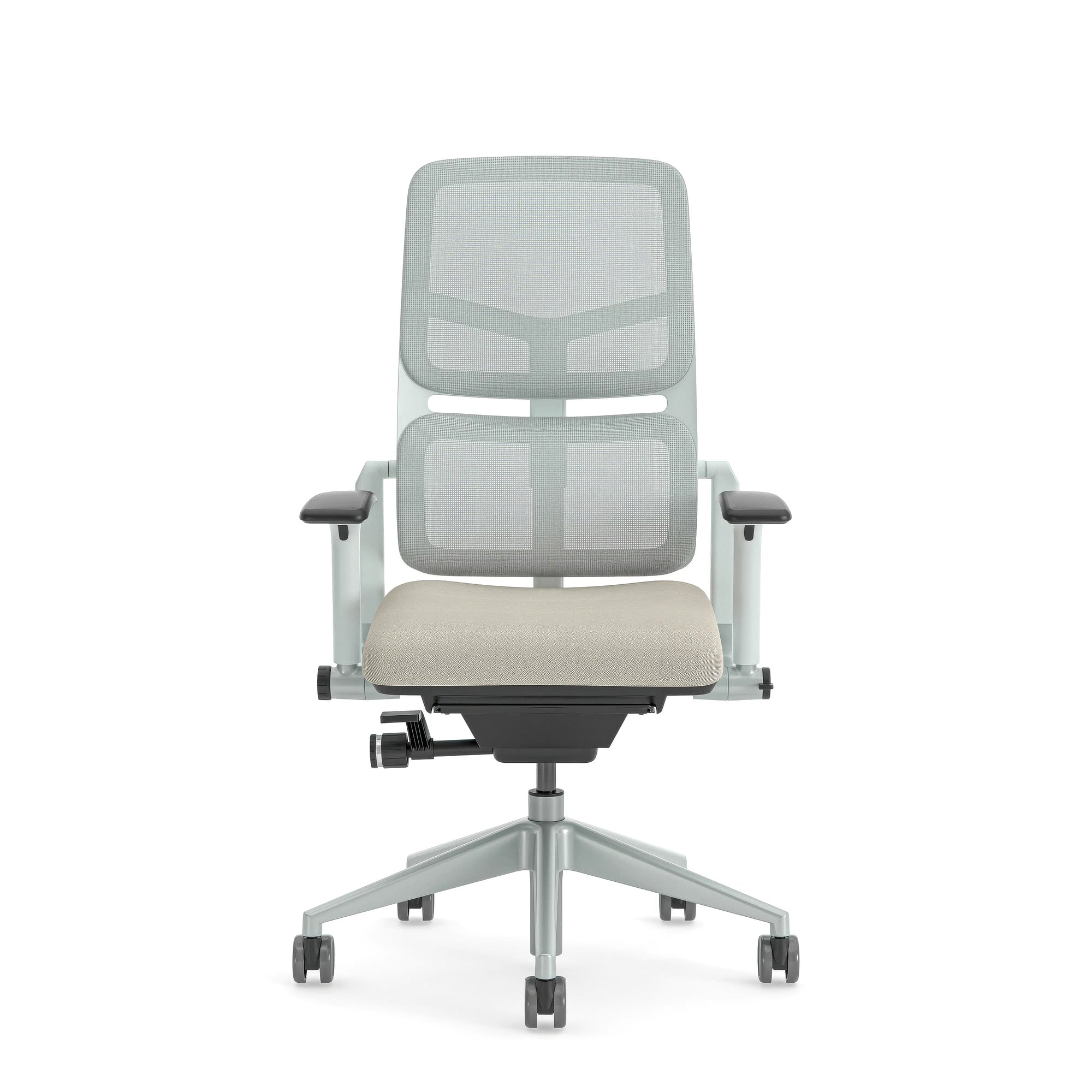 Ohne Kopfstütze / Grid Möwengrau KR05/Era Hellbeige CSE01