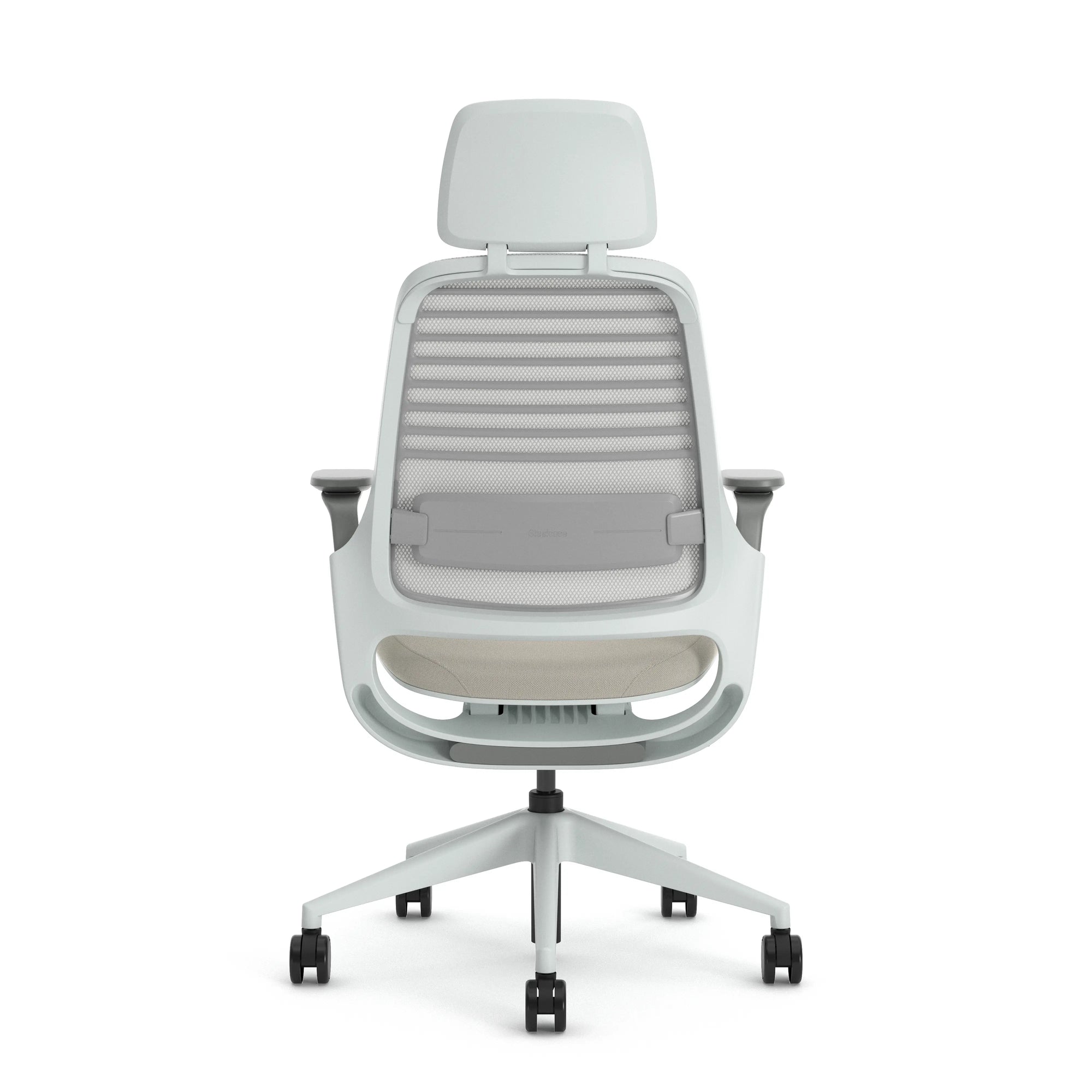 Mit Kopfstütze / 3D Microknit Möwengrau 5T31/Era Hellbeige CSE01