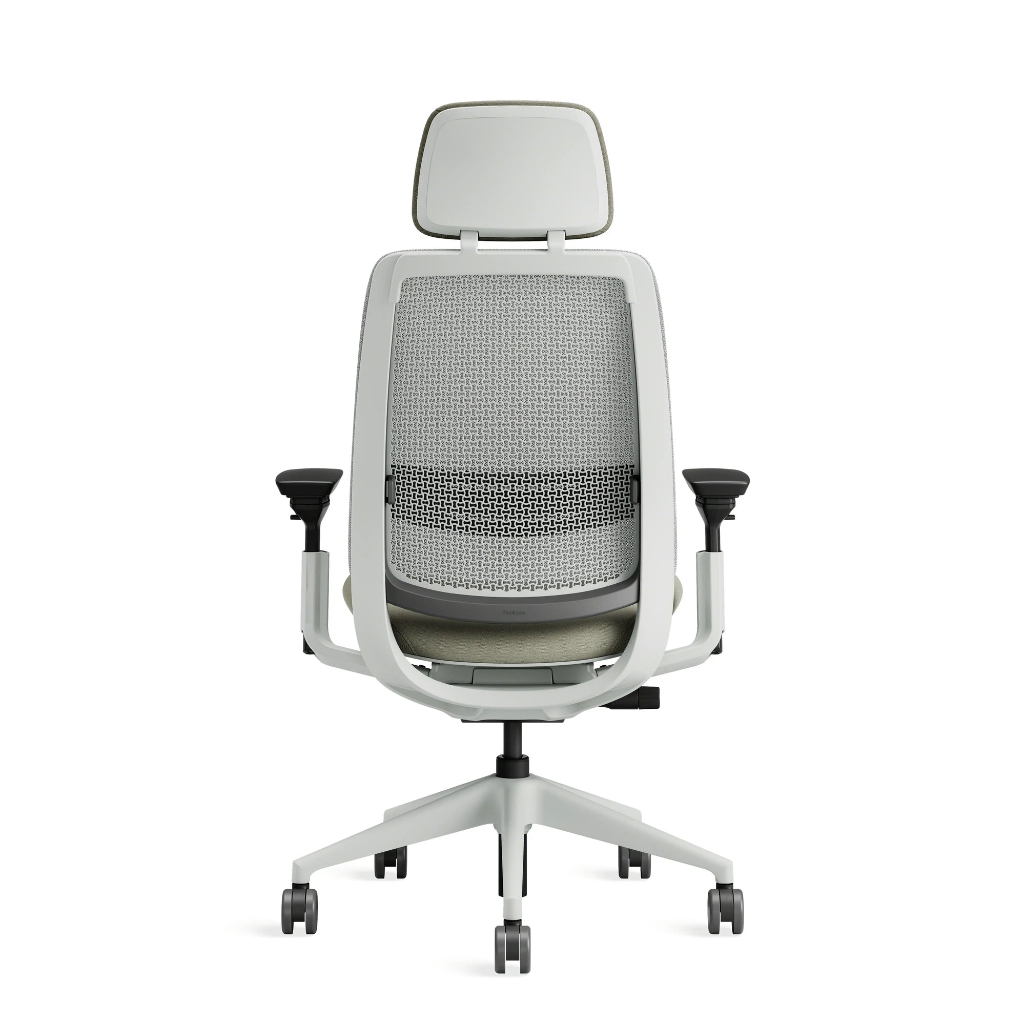 Mit Kopfstütze / 3D Microknit Möwengrau 5T31/Era Trüffel CSE02