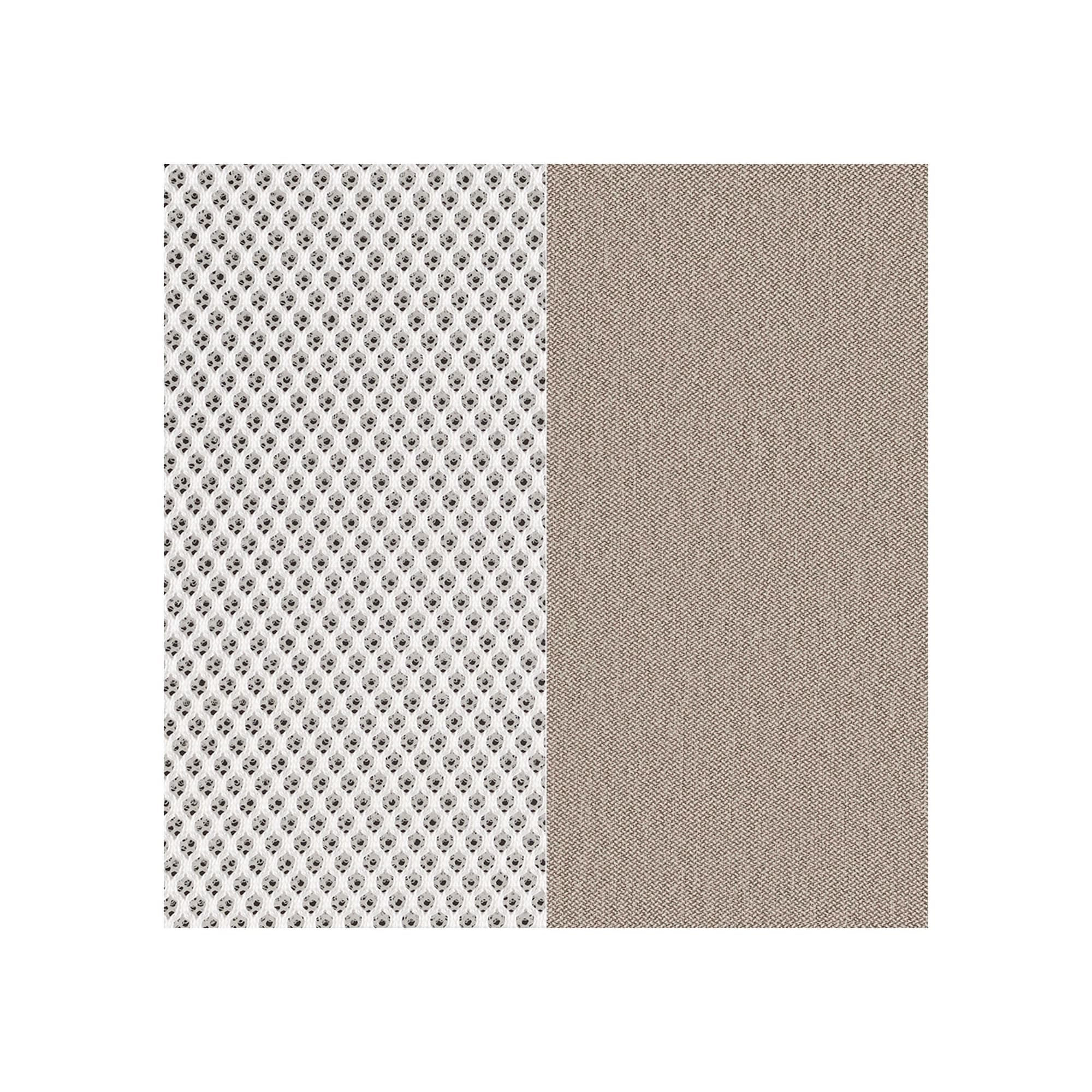 Mit Kopfstütze / 3D Microknit Möwengrau 5T31/Era Trüffel CSE02