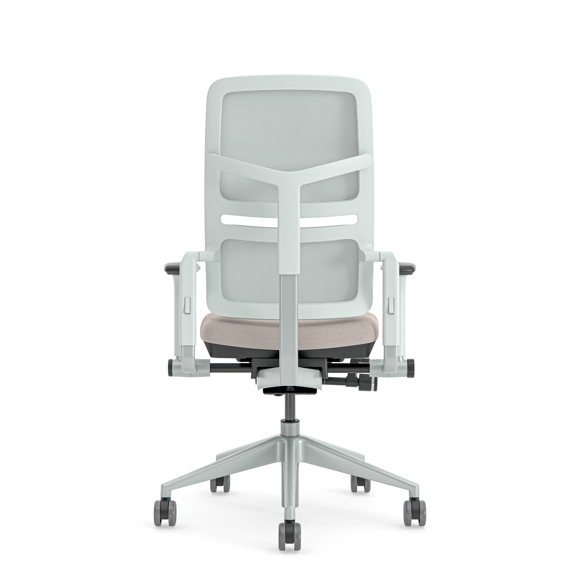 Ohne Kopfstütze / Grid Möwengrau KR05/Era Hellbeige CSE01