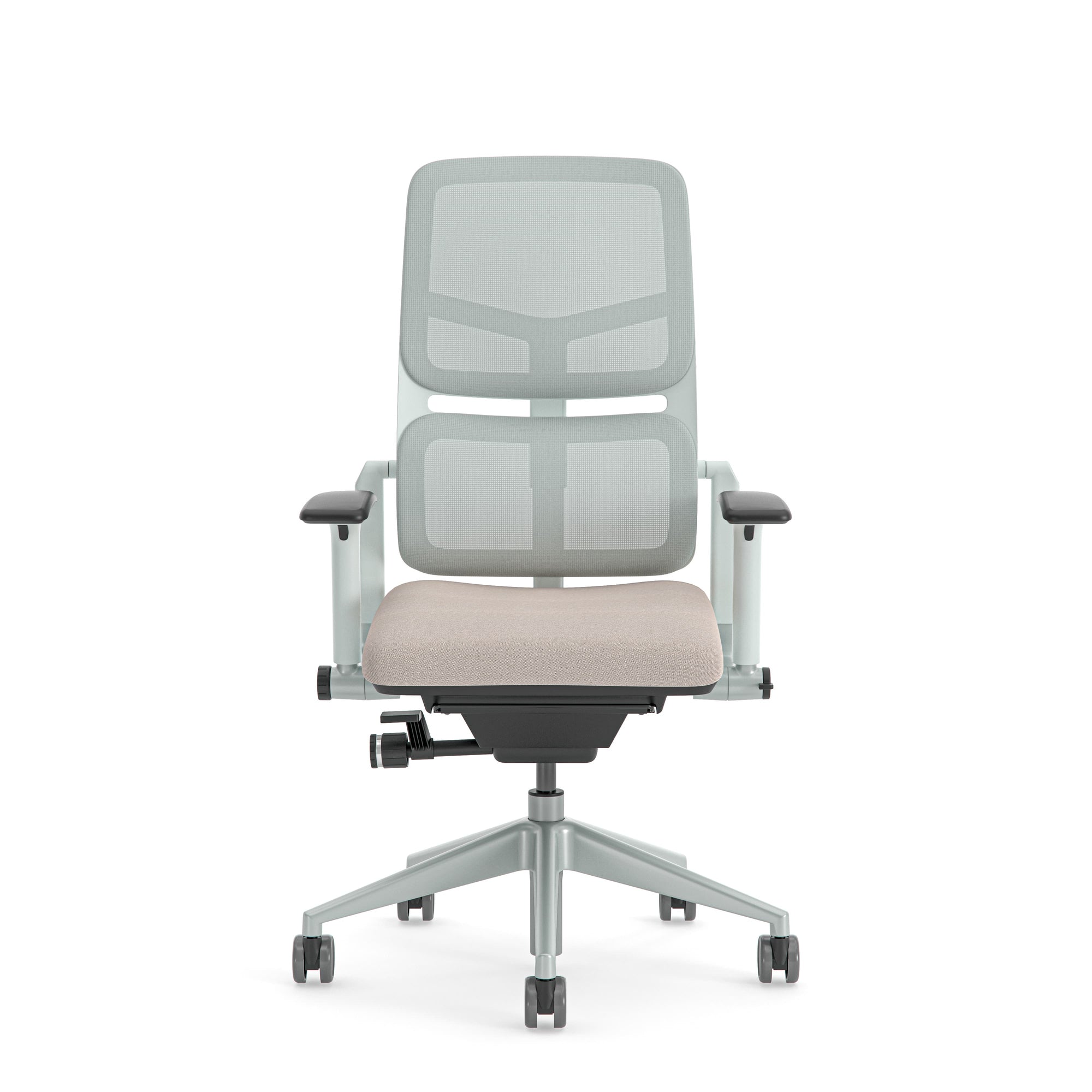 Ohne Kopfstütze / Grid Möwengrau KR05/Era Hellbeige CSE01